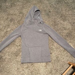 North face turtle neck hoodie